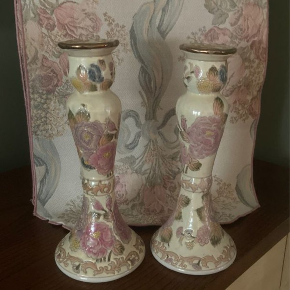 Candle Holders & Table Runner